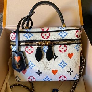Louis Vuitton vanity pm Game on withe multicolor